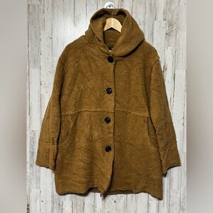 Caterina Italian Wool Blend Coat OS